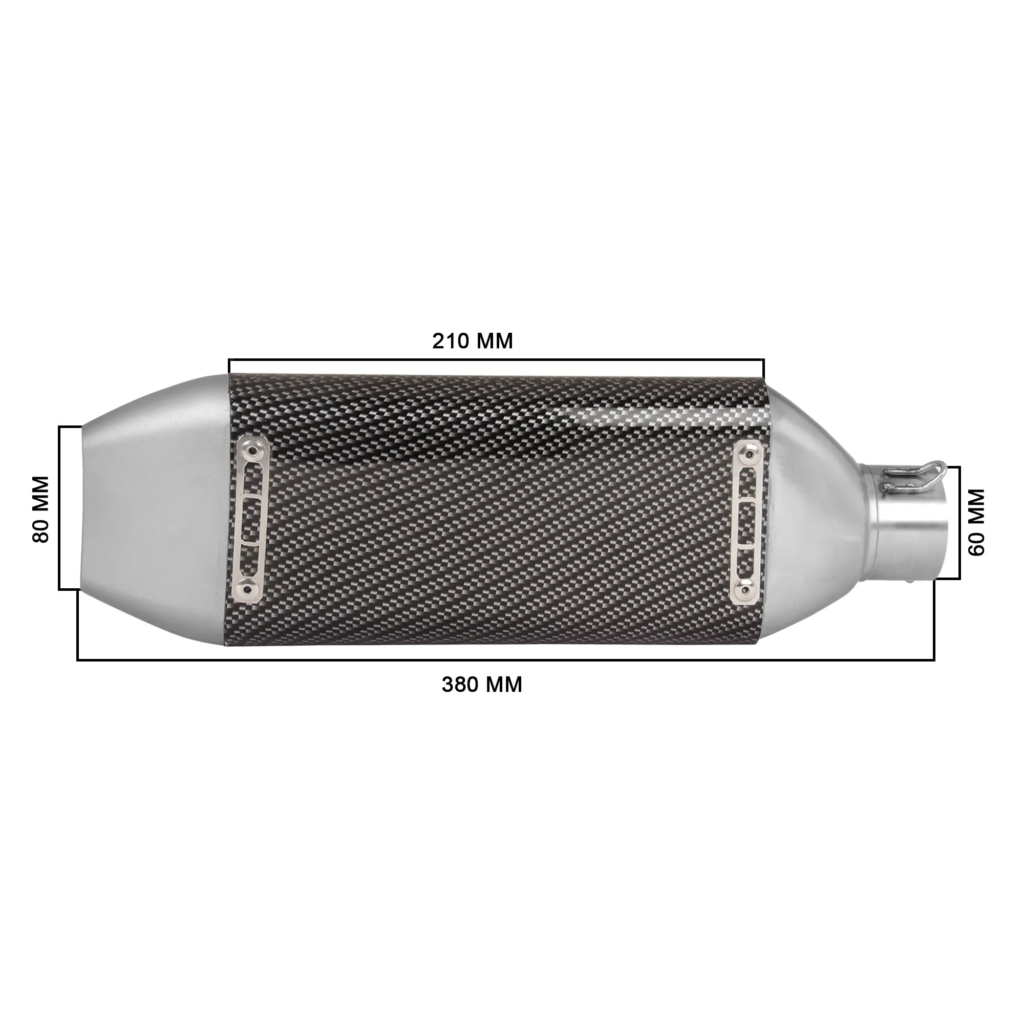 R.J.VON  Universal Modify Exhaust Muffler