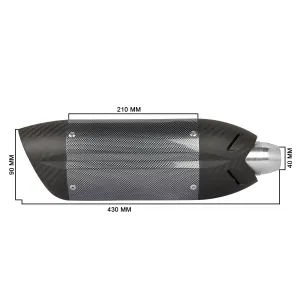 R.J.VON  Universal Modify Exhaust Muffler