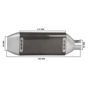 R.J.VON  Universal Modify Exhaust Muffler