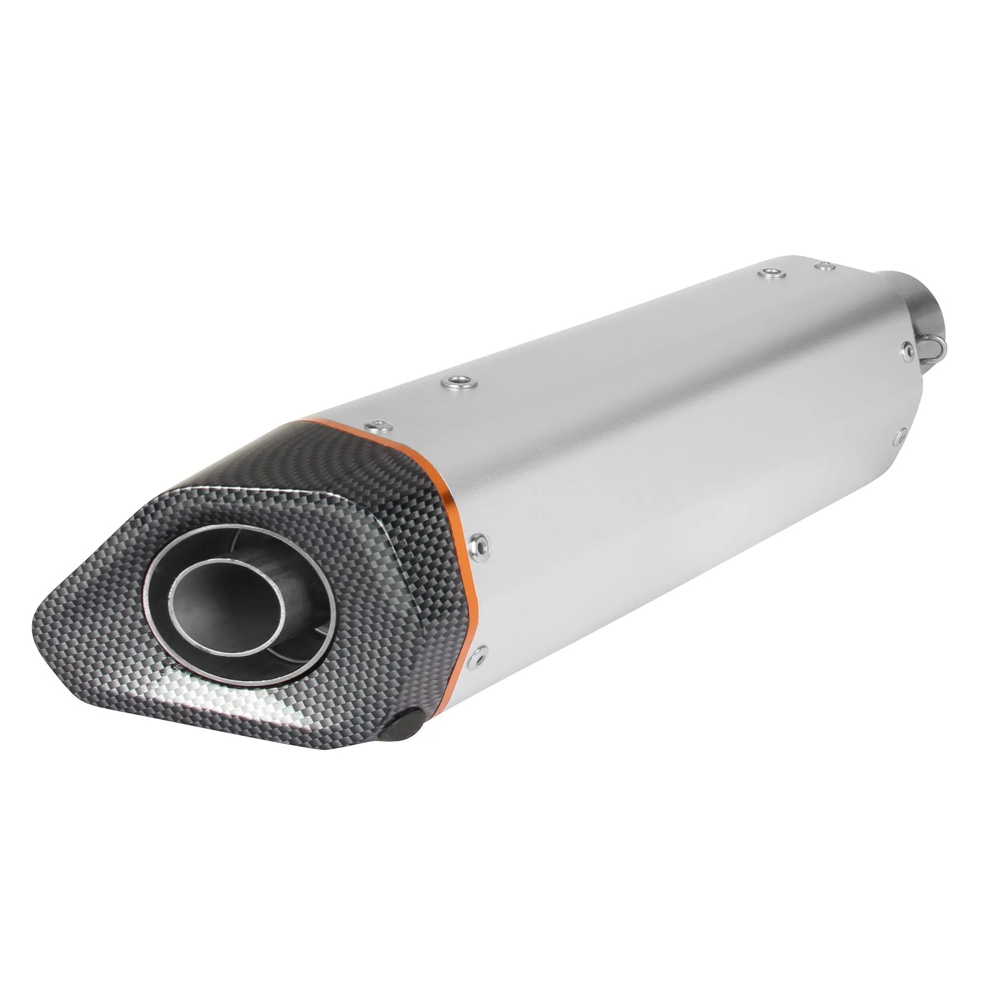R.J.VON  Universal Silencer Exhaust Pipe Muffler With Covers