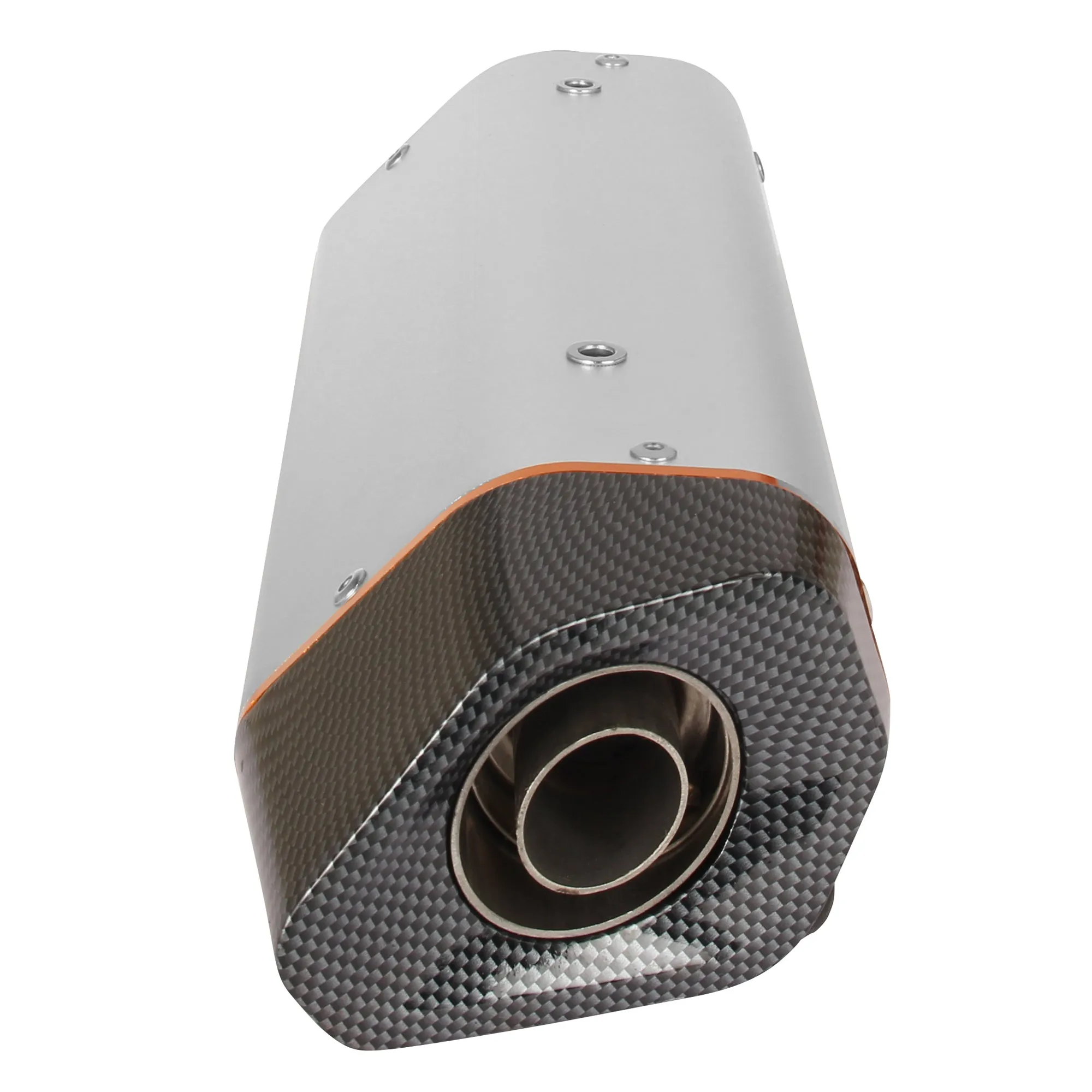 R.J.VON  Universal Silencer Exhaust Pipe Muffler With Covers