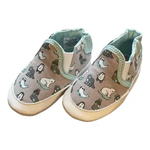 Robeez Arctic Friends Canvas Soft Sole Baby Shoe