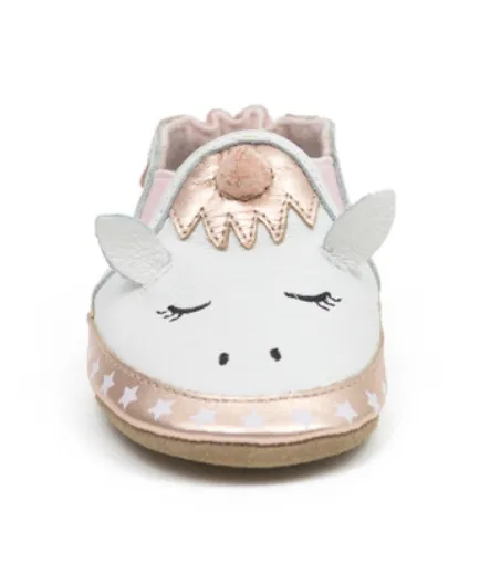 Robeez Evie Soft Sole White Girls