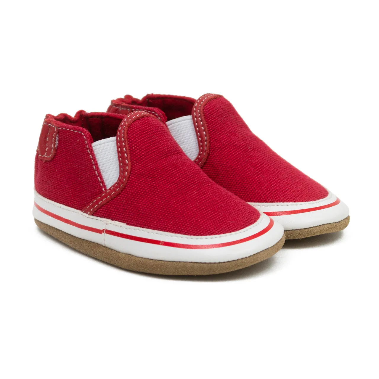 Robeez Liam Basic Soft Soles - Red