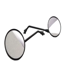Round Mirror For Royal Enfield all model.(Black)