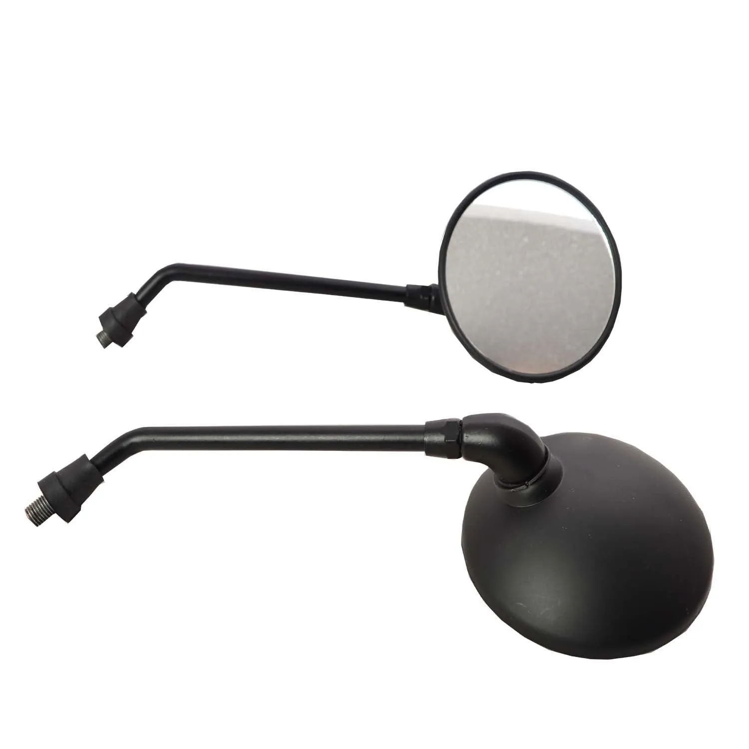 Round Mirror For Royal Enfield all model.(Black)