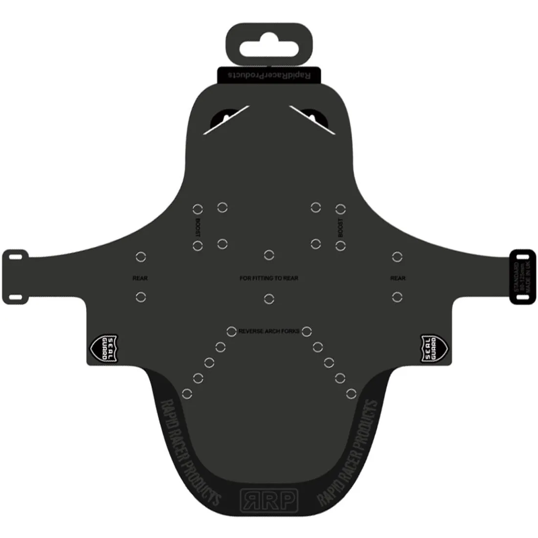 RRP EnduroGuard Standard Front Mudguard - Black
