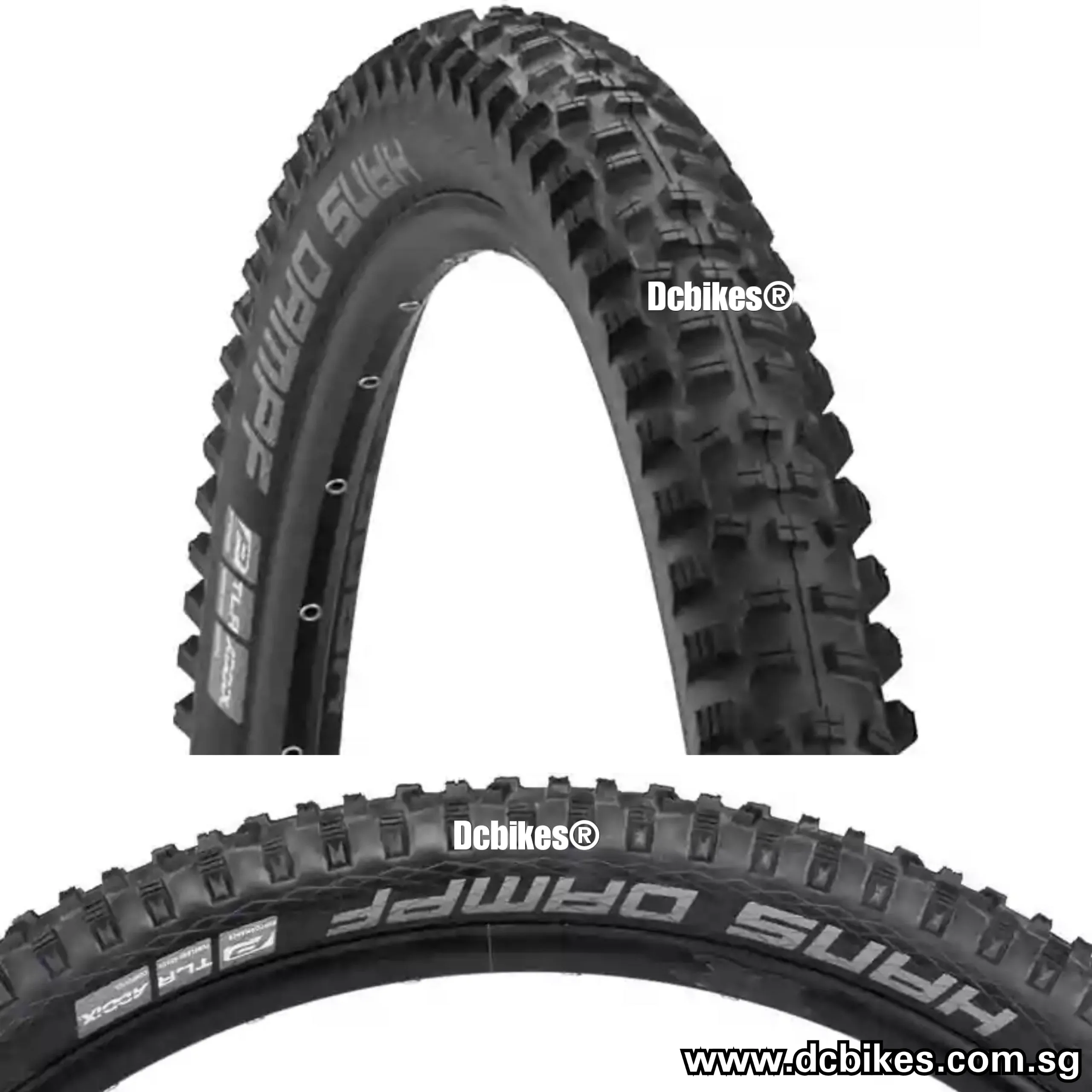 Schwalbe 24 X 2.35 Hans Dampf Addix MTB Tubeless Ready Folding Tyres (1 Tire)