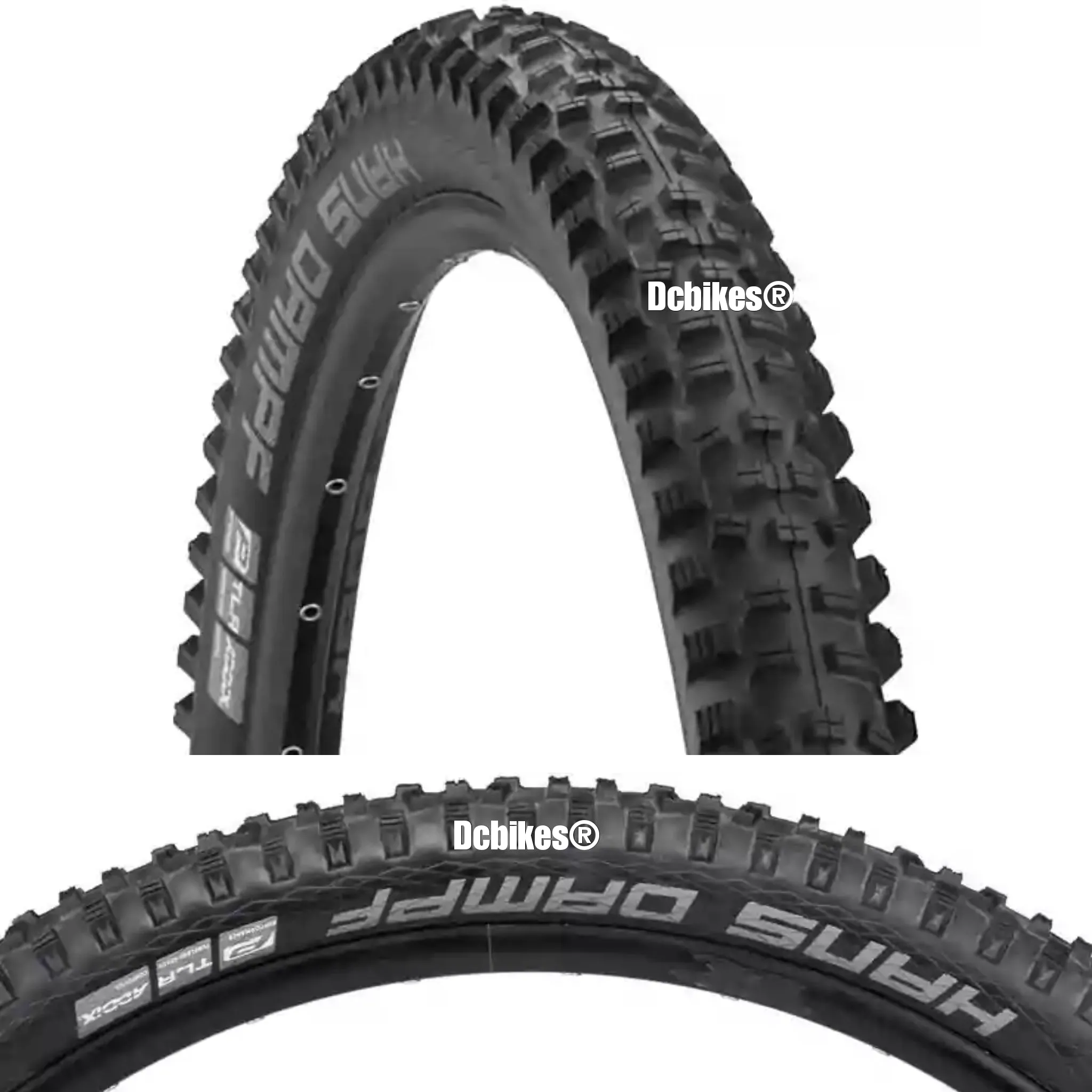 Schwalbe 24 X 2.35 Hans Dampf Addix MTB Tubeless Ready Folding Tyres (1 Tire)