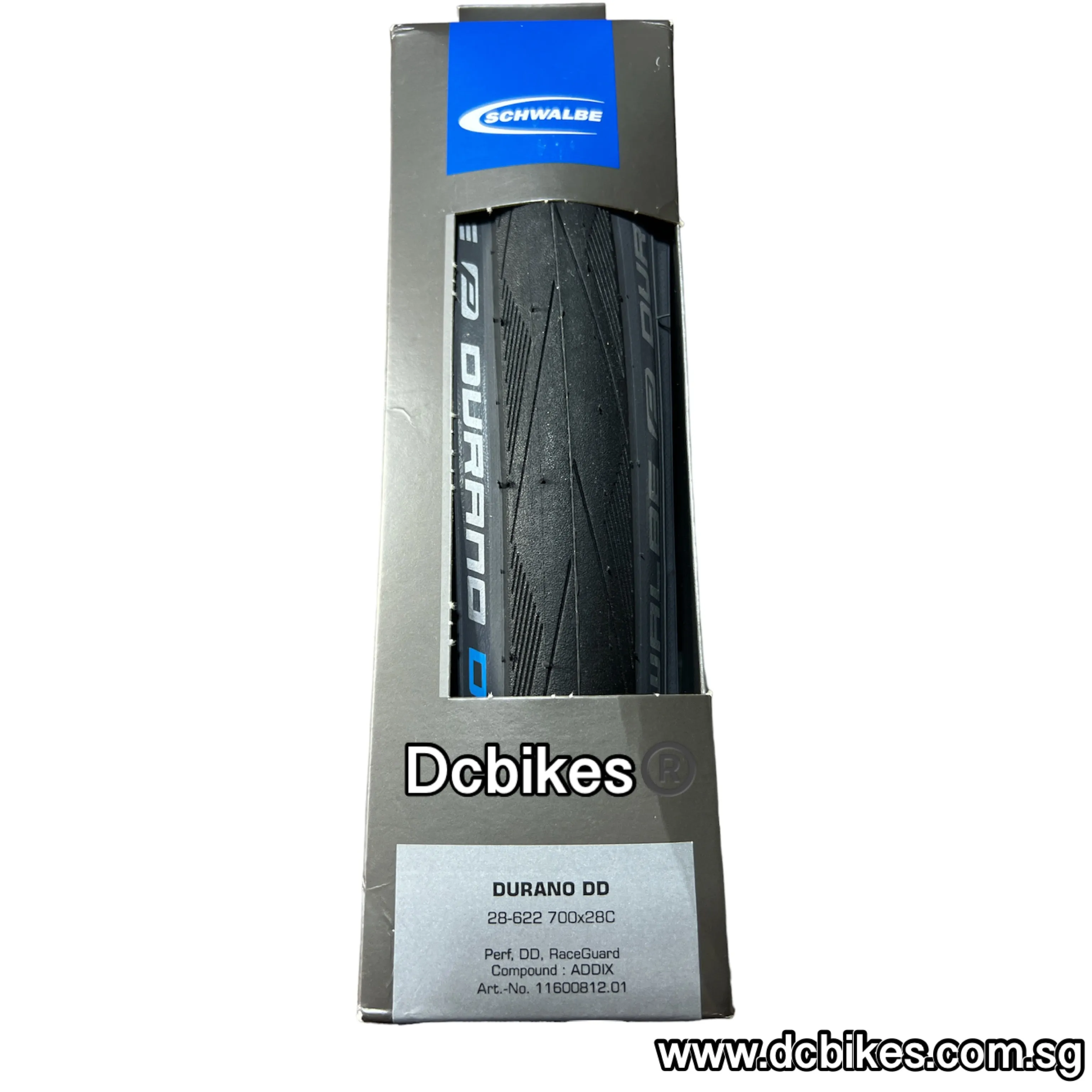 Schwalbe 700 X 25c | 28c Durano Double Defence Raceguard Folding Tyre Etrto : 25 | 28-622 (1 Tire)