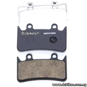 Semi Metal Brake Pads For Hope Tech 6 Pistons Mono Ti (1 Pair)