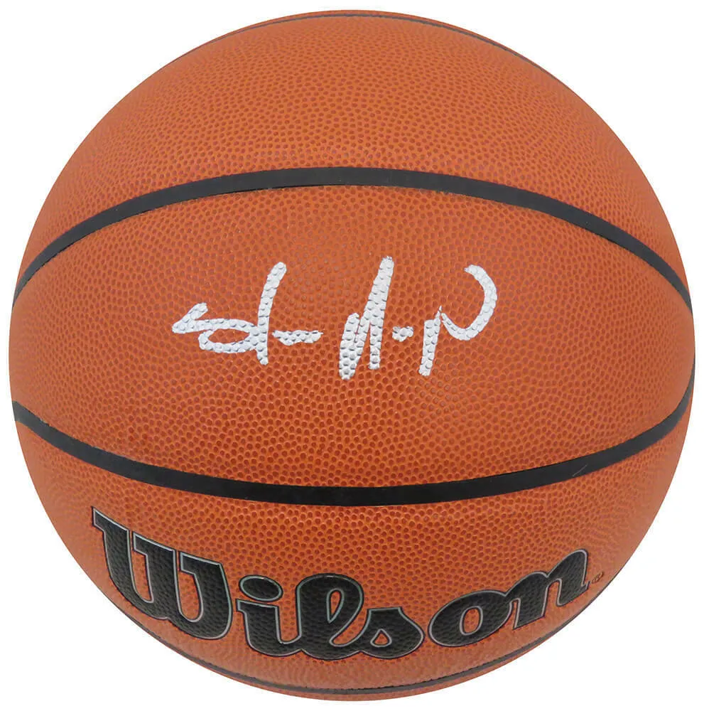 Shawn Kemp Signed Wilson I/O NBA Basketball - (SCHWARTZ COA)