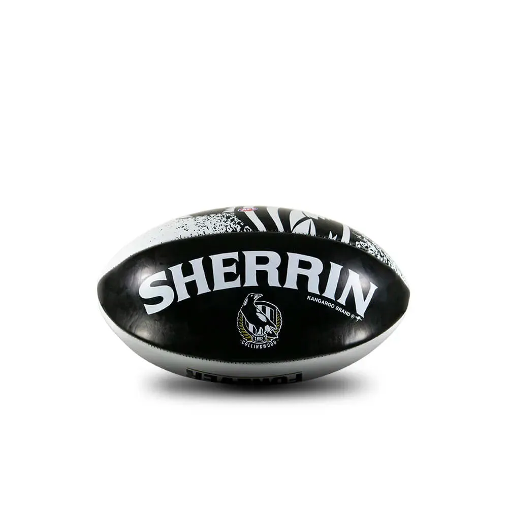 Sherrin AFL Collingwood Magpies Softie Football