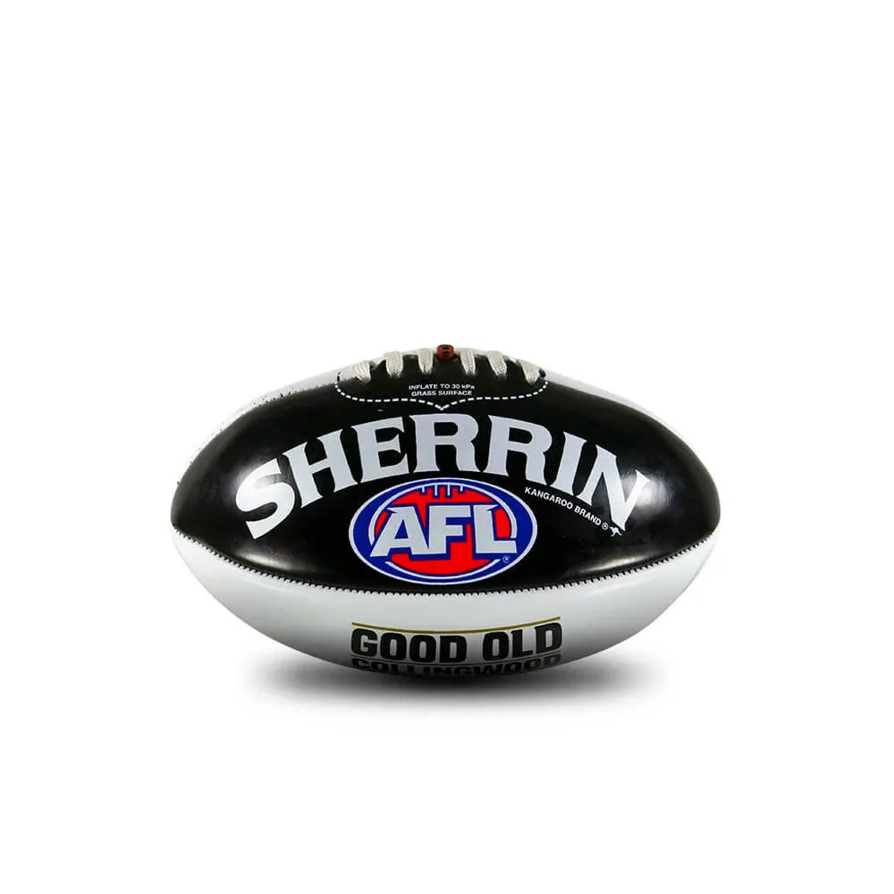 Sherrin AFL Collingwood Magpies Softie Football