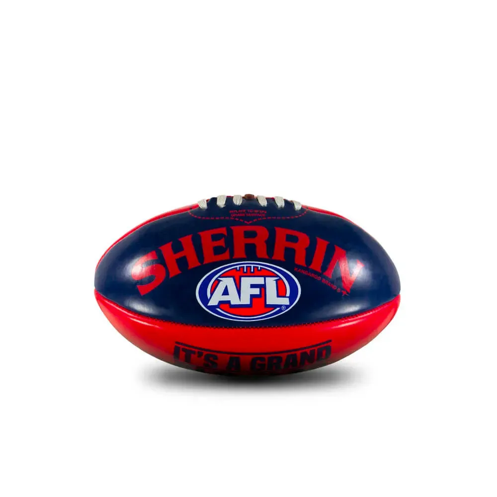Sherrin AFL Melbourne Demons Softie Football