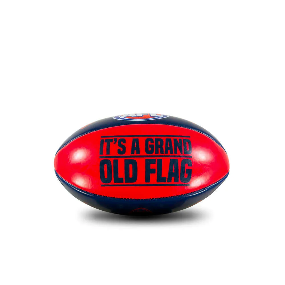 Sherrin AFL Melbourne Demons Softie Football