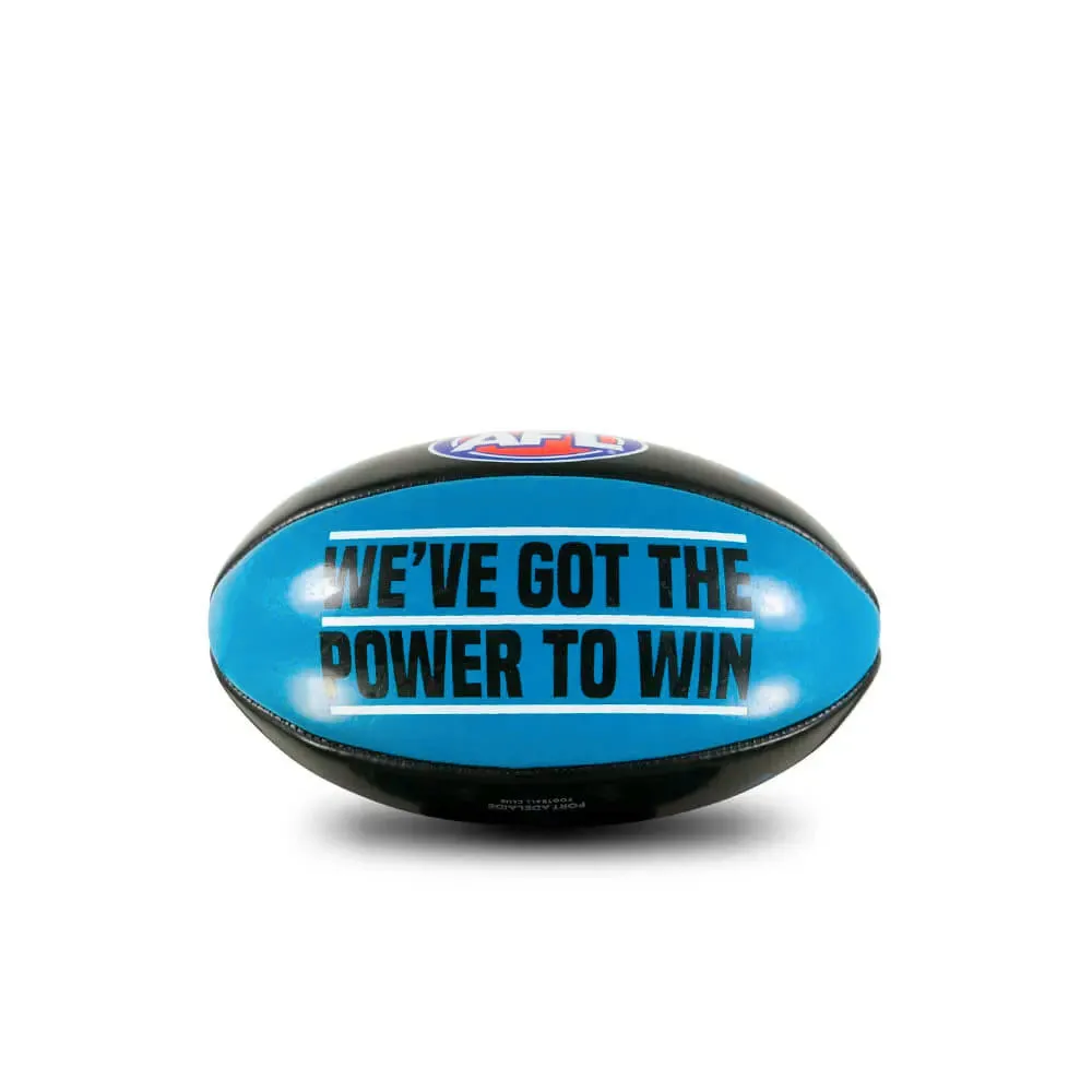 Sherrin AFL Port Adelaide Power Softie Football