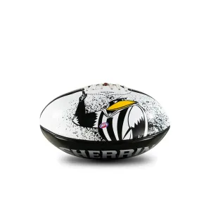 SHERRIN COLLINGWOOD PVC 20CM SOFTIE MASCOT FOOTBALL