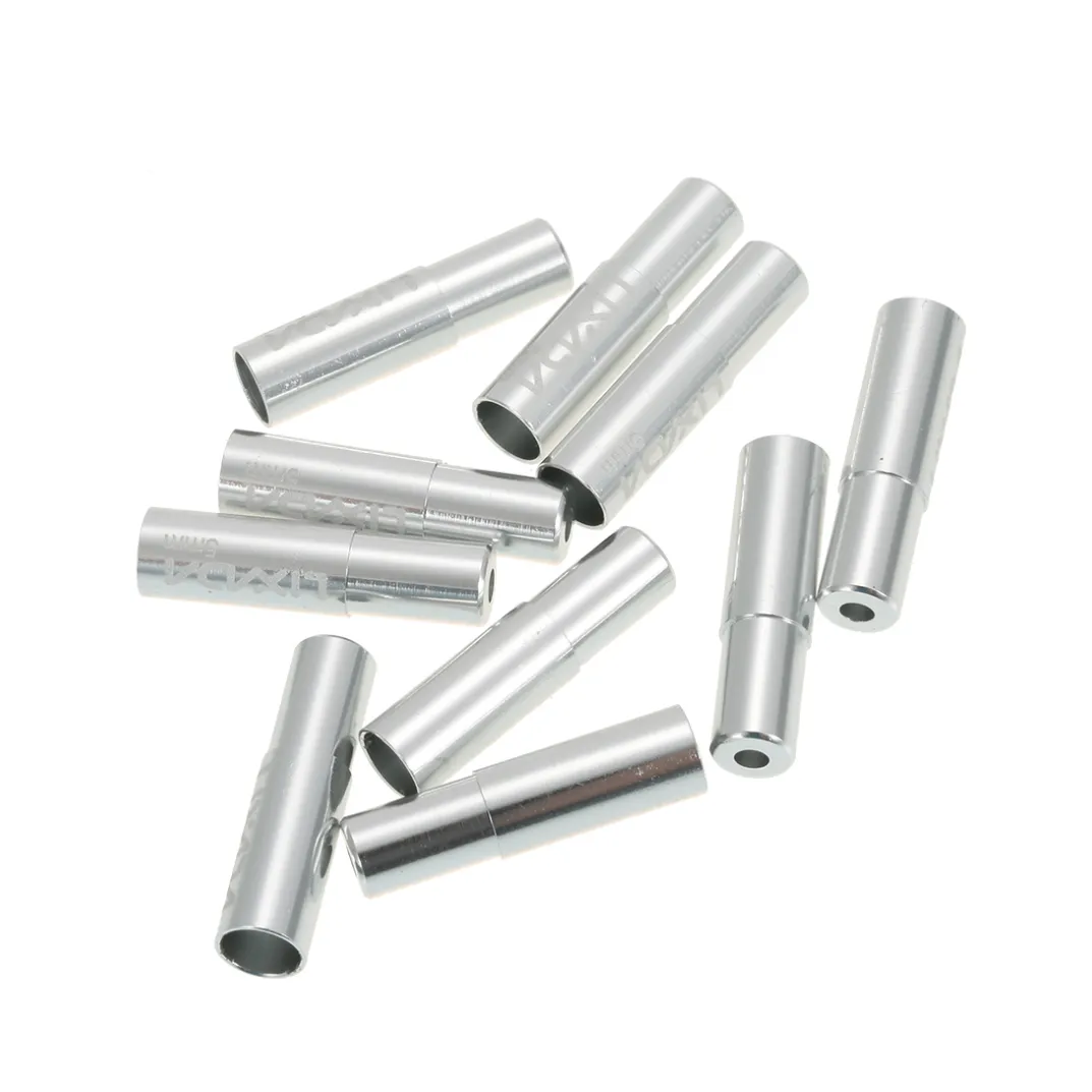 Shifter 4mm/Brake 5mm Anodized MTB Aluminum Cable Housing End Caps (2 Pieces)