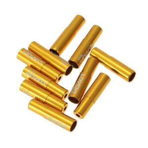 Shifter 4mm/Brake 5mm Anodized MTB Aluminum Cable Housing End Caps (2 Pieces)