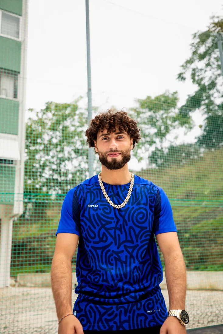 Short-Sleeved Football Shirt Viralto Solo Letters
