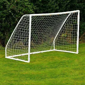 Soccer Goal Net Heavy Duty Polyethylene Anti-Impact Football Post Net Foldable Portable Soccer Net Football Game Equipment for Club School Football Match Training