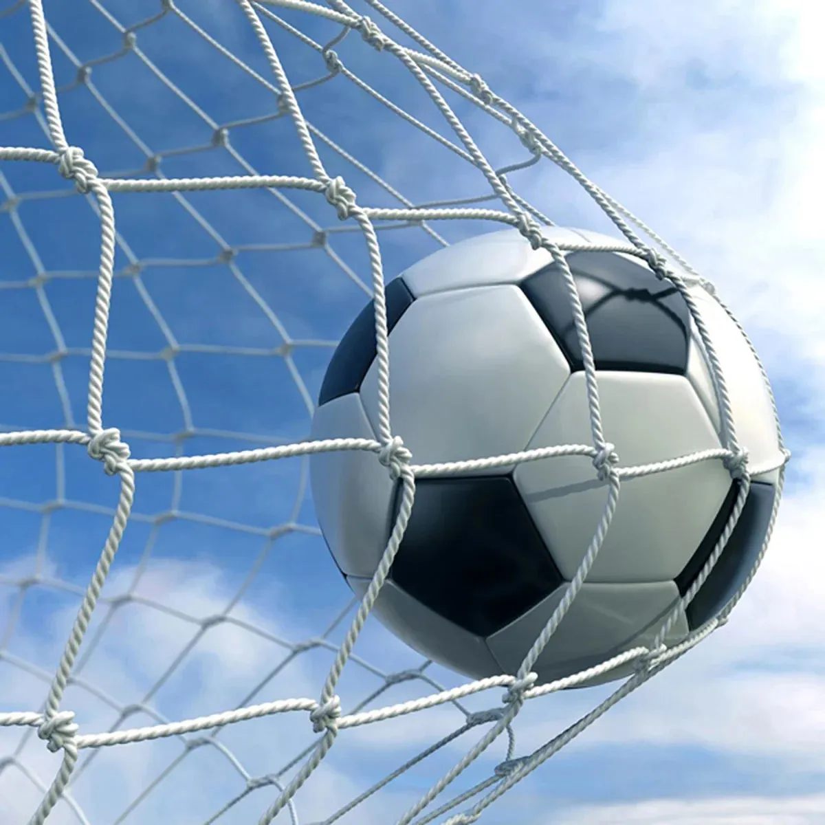 Soccer Goal Net Heavy Duty Polyethylene Anti-Impact Football Post Net Foldable Portable Soccer Net Football Game Equipment for Club School Football Match Training