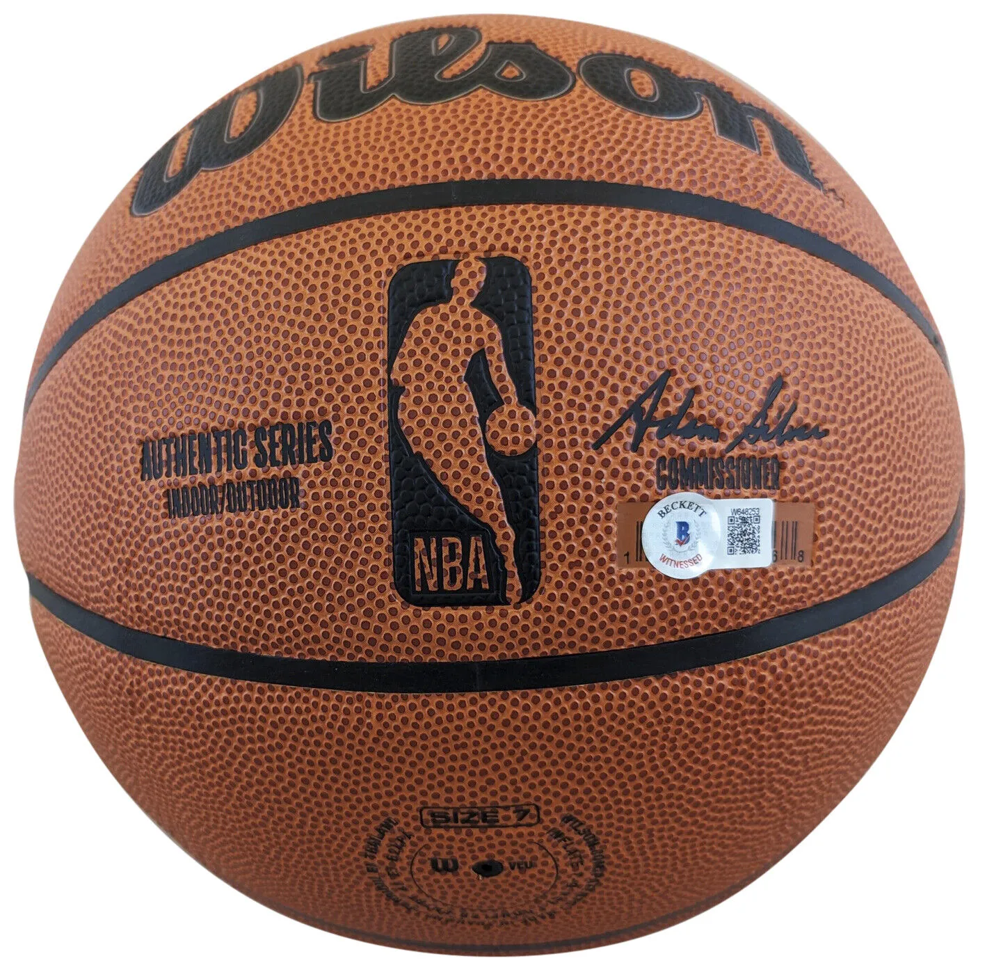Sonics Gary Payton & Shawn Kemp Authentic Signed Wilson Basketball BAS Witnessed