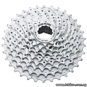 Sram 9 Speed 11T - 34T Bicycle MTB Silver HG Cassette PG-970