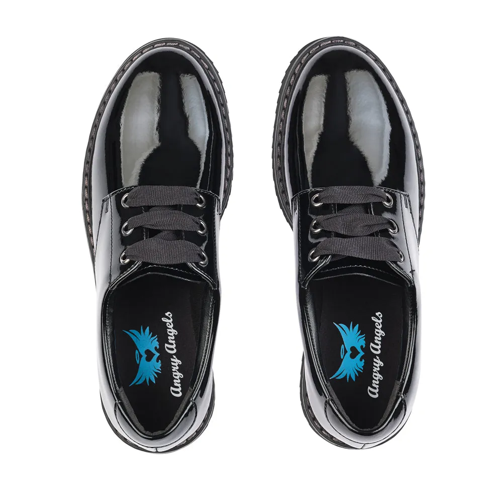 Start-Rite Impact Black Patent School Shoes