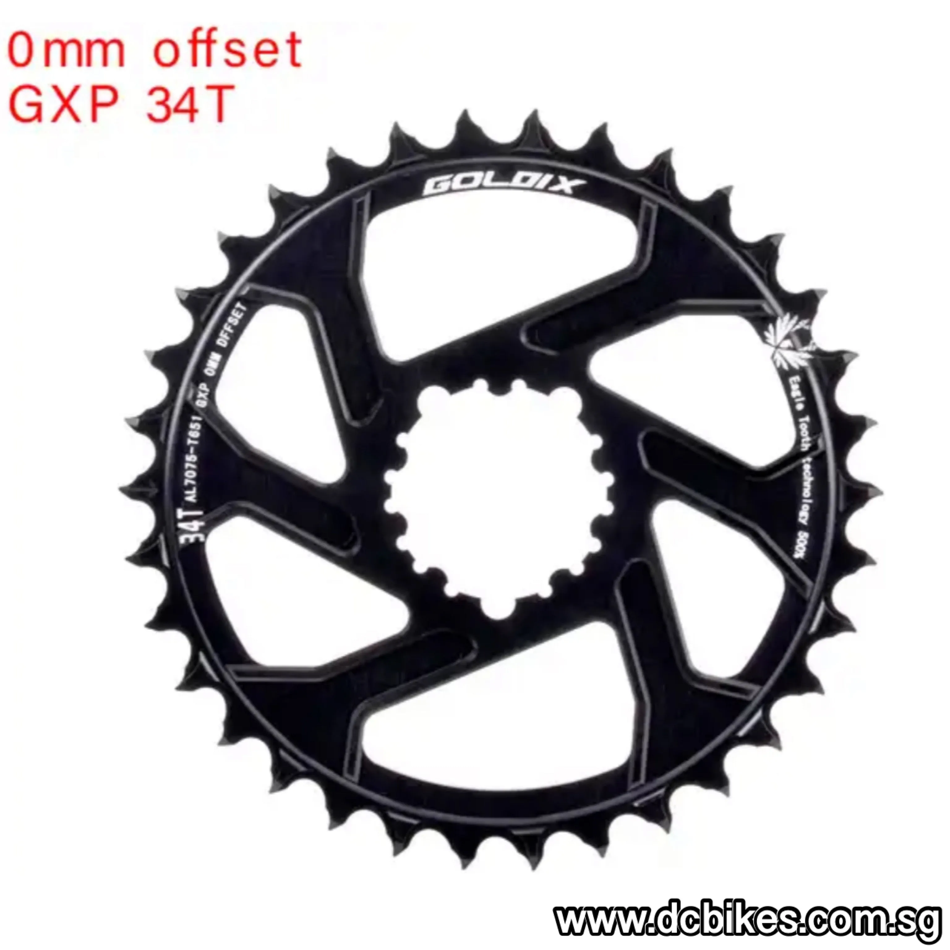 Super Boost 0mm Round Chain Ring For SRAM GXP DUB Crank
