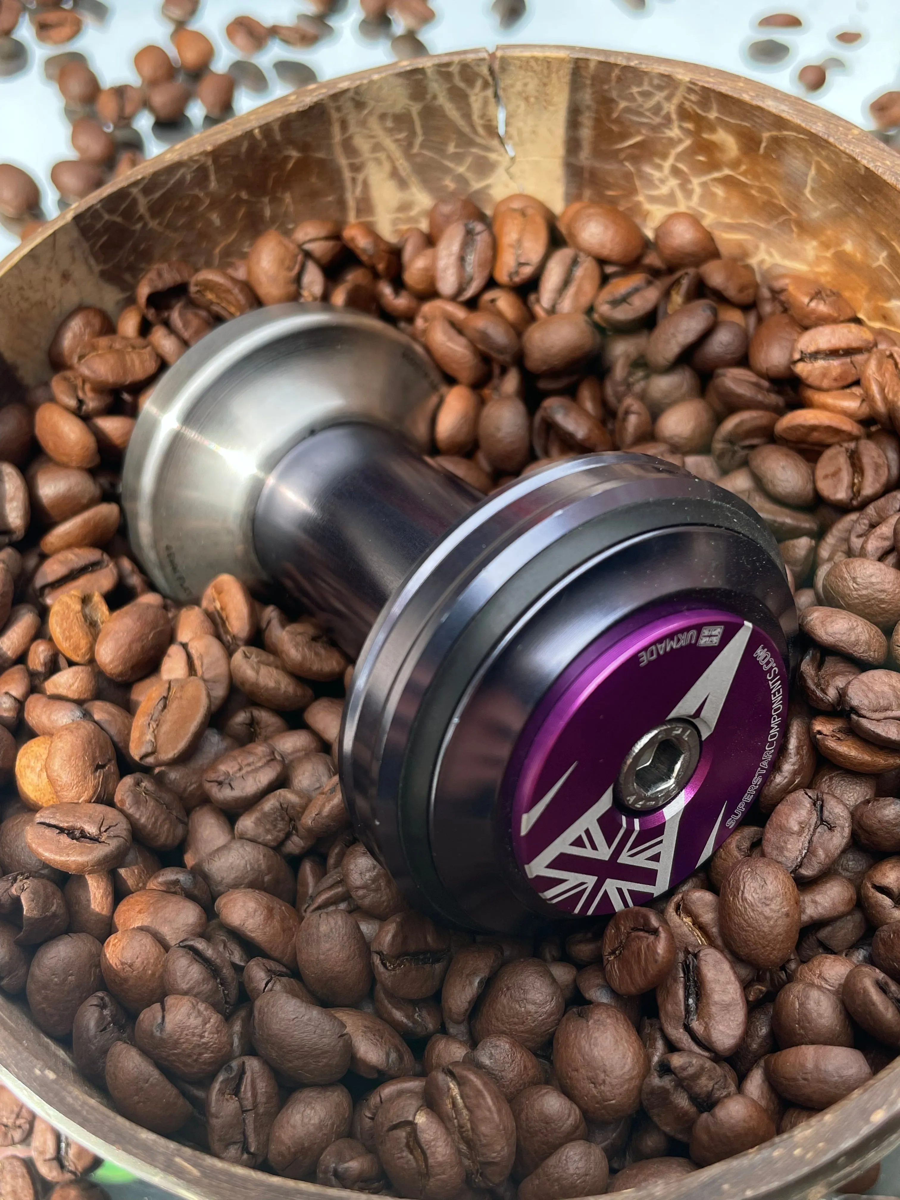 Superstar Coffee Tamper Headset Style Handle Only
