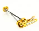 Superstar Pair of Zeta CNC Alloy QRs (Steel Axle) 135mm Hubs