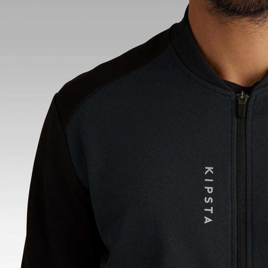 T100 Adult Light Football Jacket - Carbon
