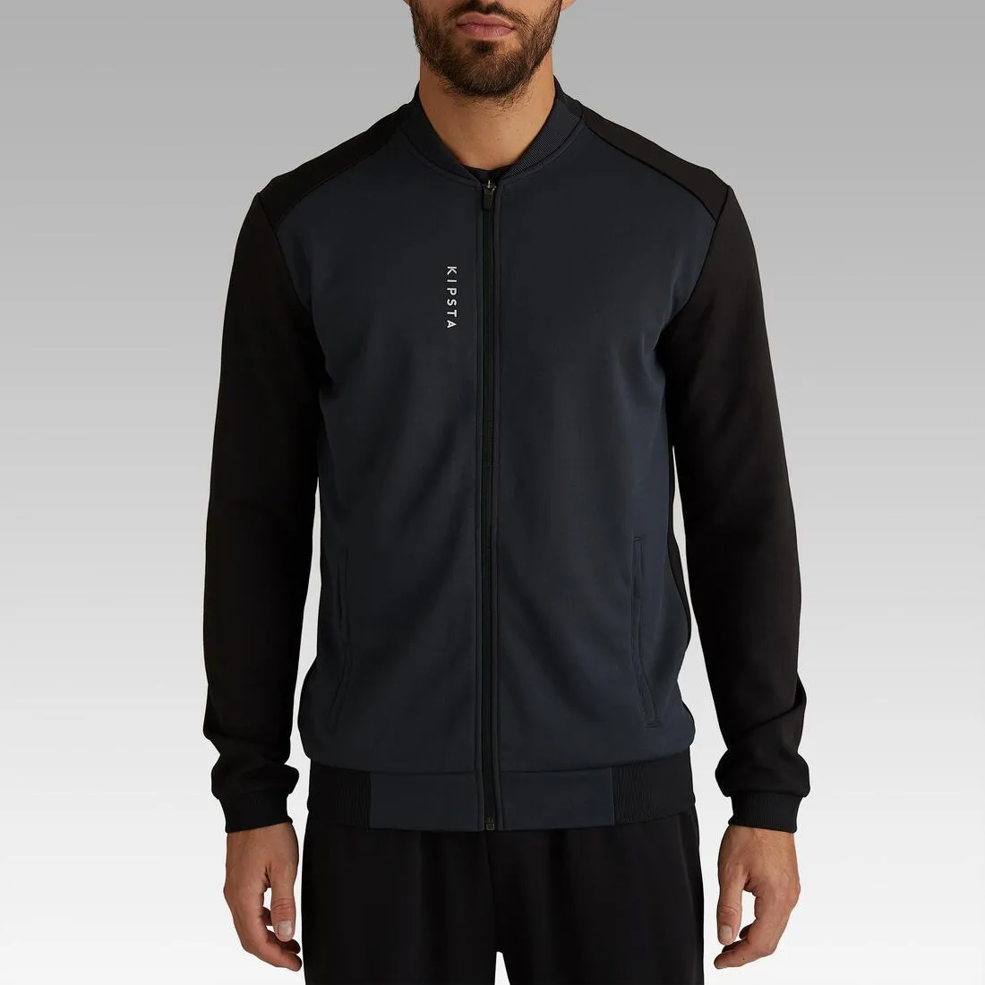 T100 Adult Light Football Jacket - Carbon