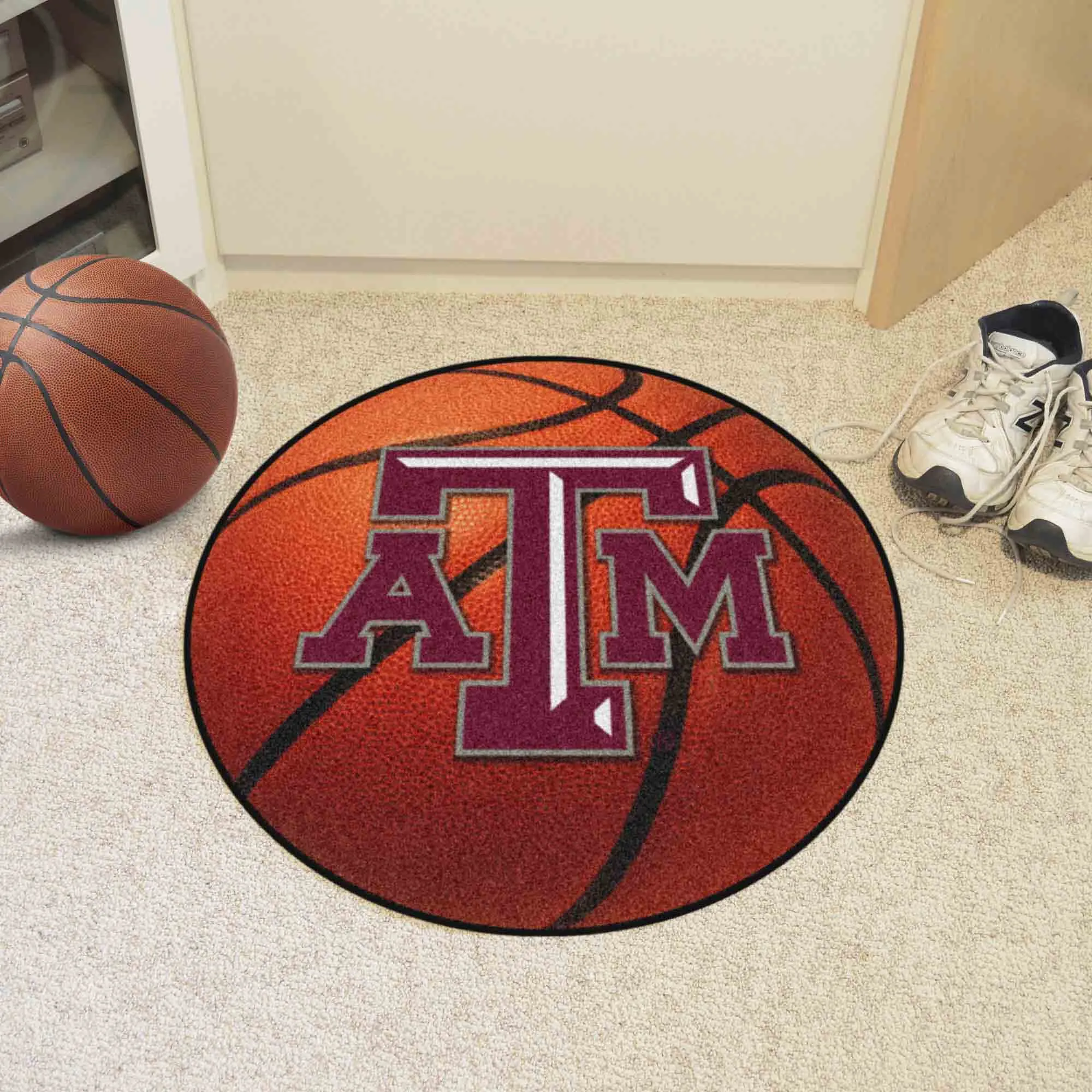 Texas A&M University Basketball Mat