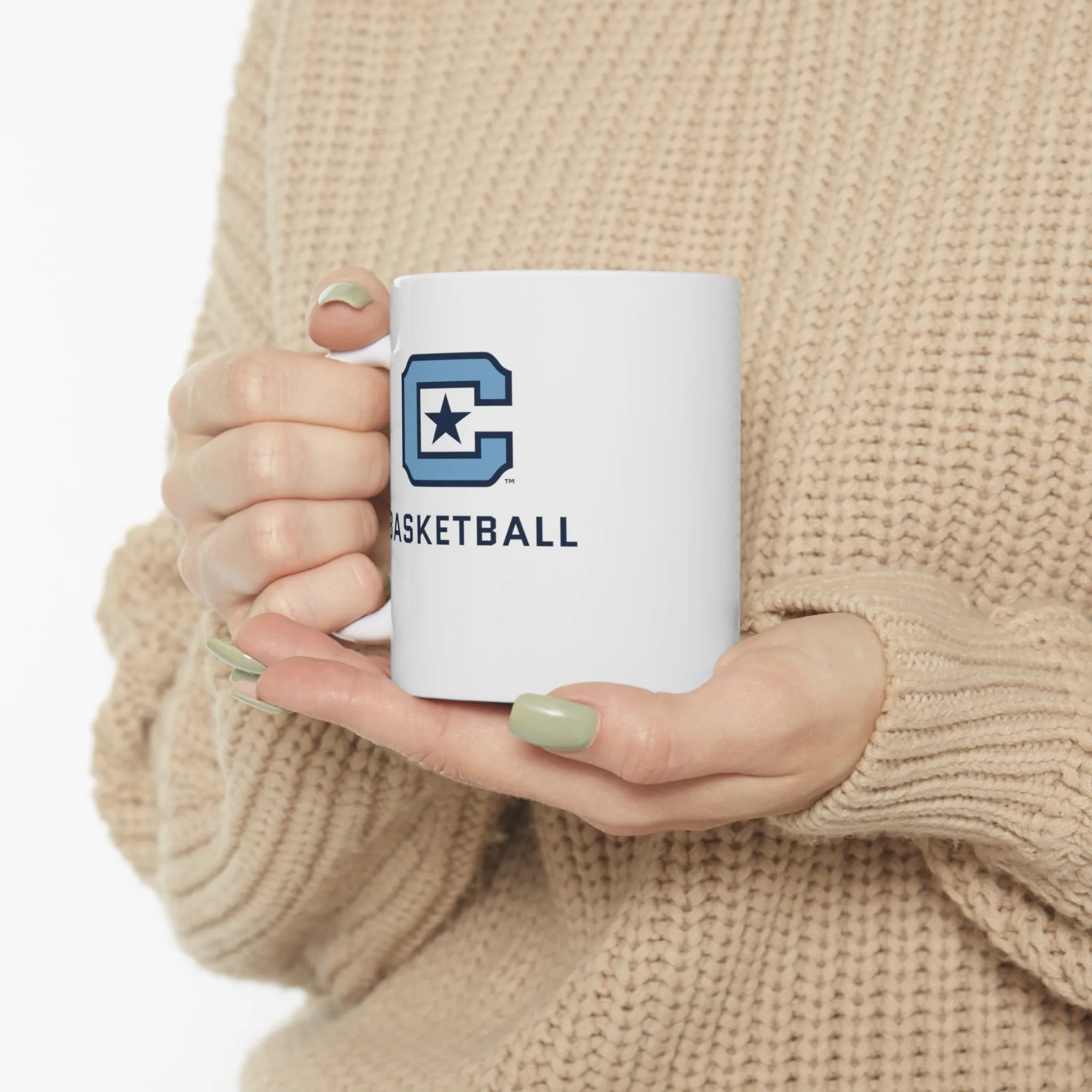 The Citadel Block C Logo, Sports Basketball, Ceramic Mug 11oz
