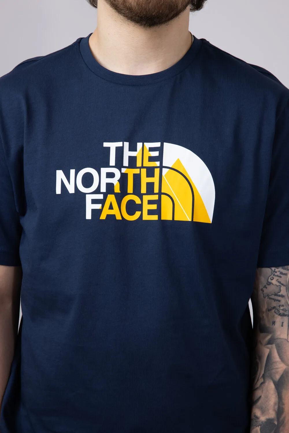 The North Face Biner Graphic T-Shirt for Men in Navy | NF0A894X-8K2