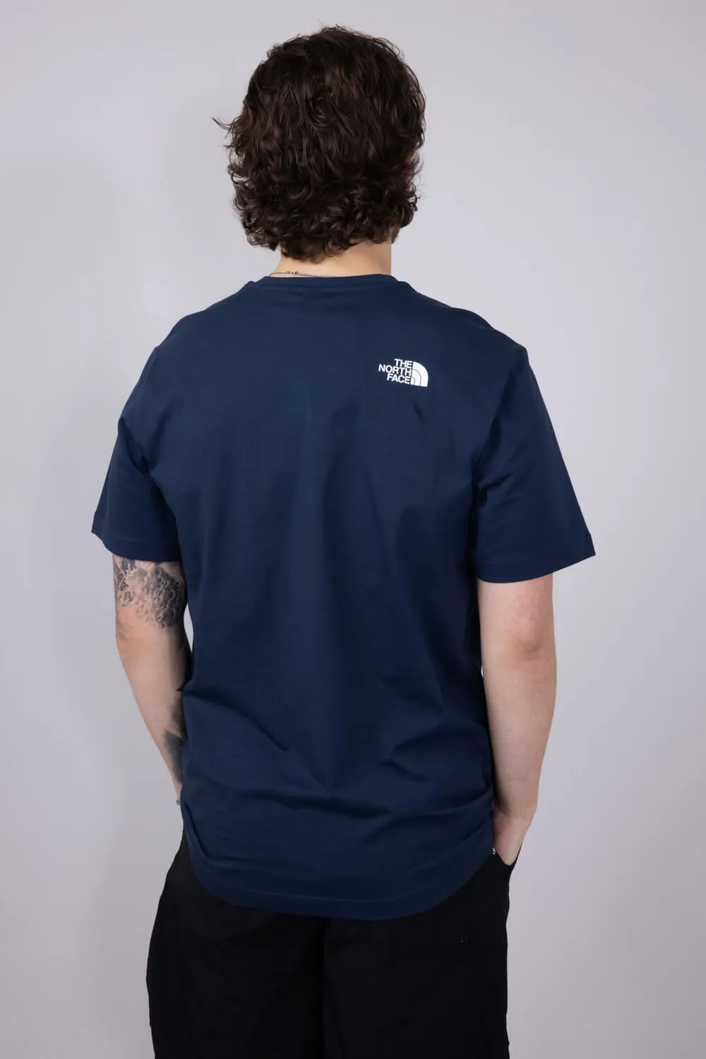 The North Face Biner Graphic T-Shirt for Men in Navy | NF0A894X-8K2