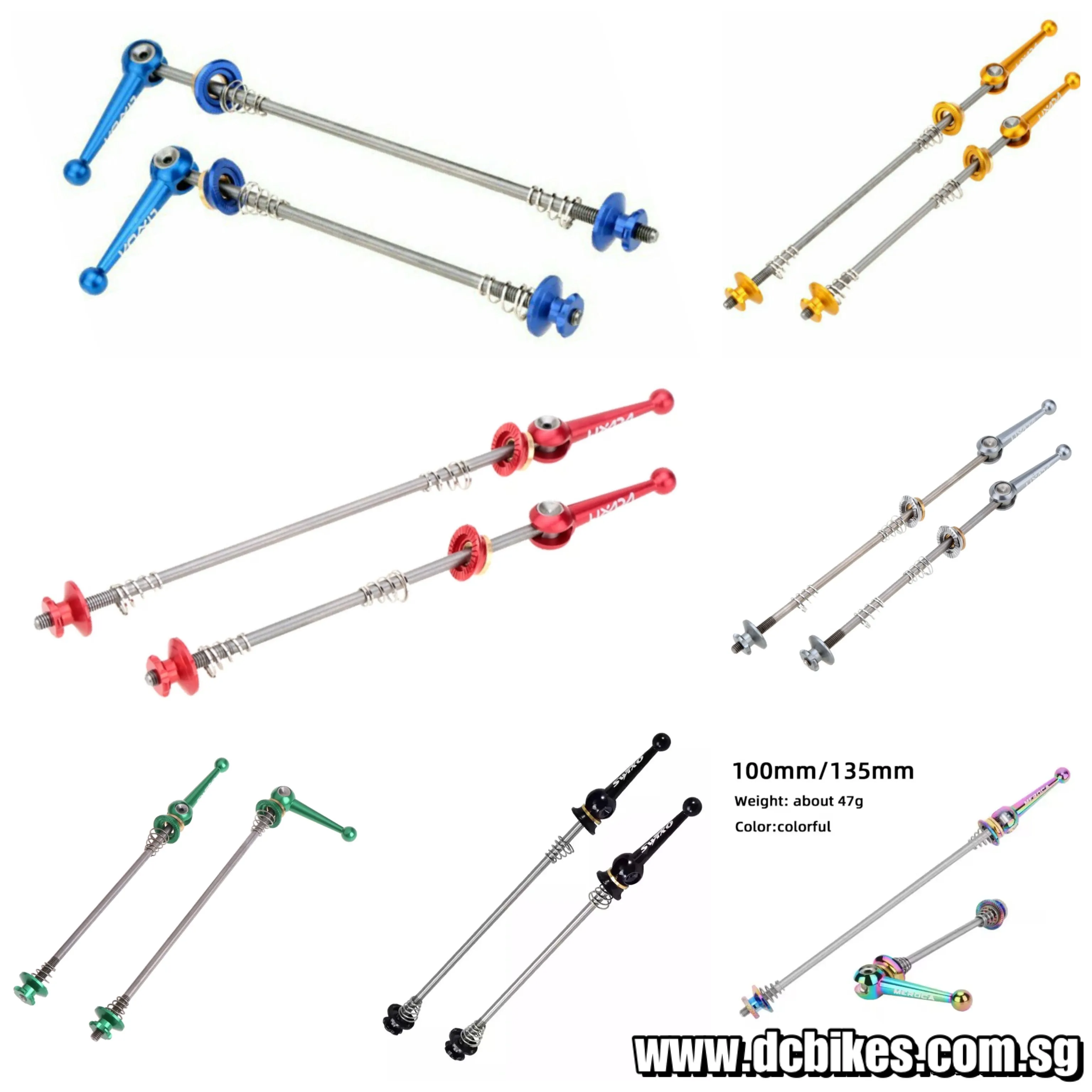 Titanium Quick Release MTB Road Bicycle QR Skewers