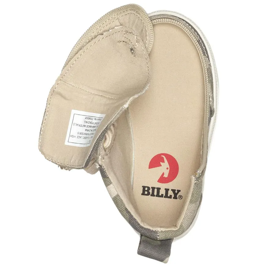 Toddler Natural Camo Billy Classic Lace Highs
