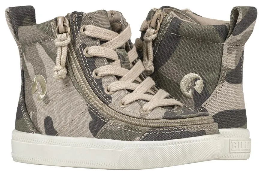 Toddler Natural Camo Billy Classic Lace Highs