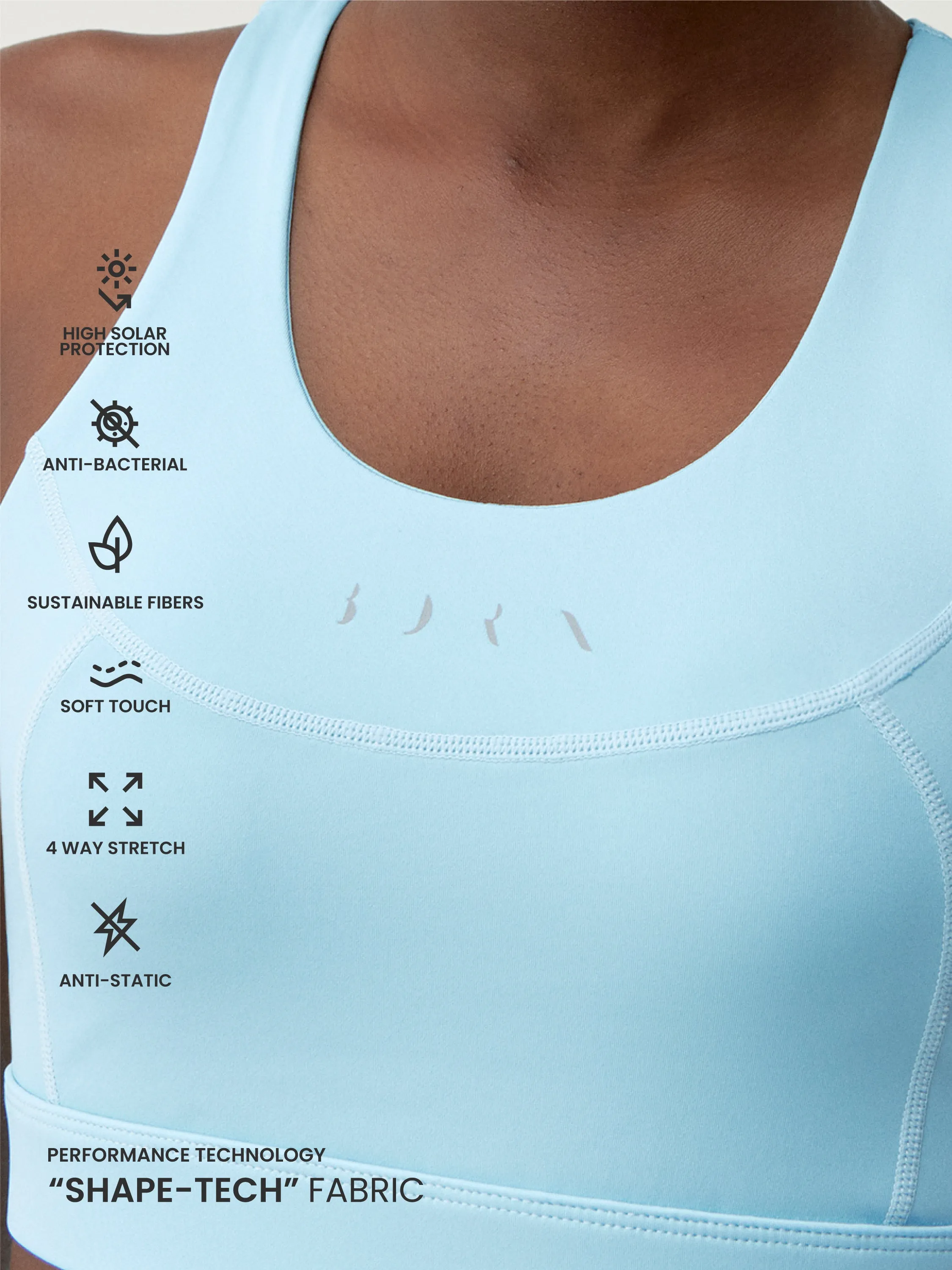 Top Becky Blue Bright