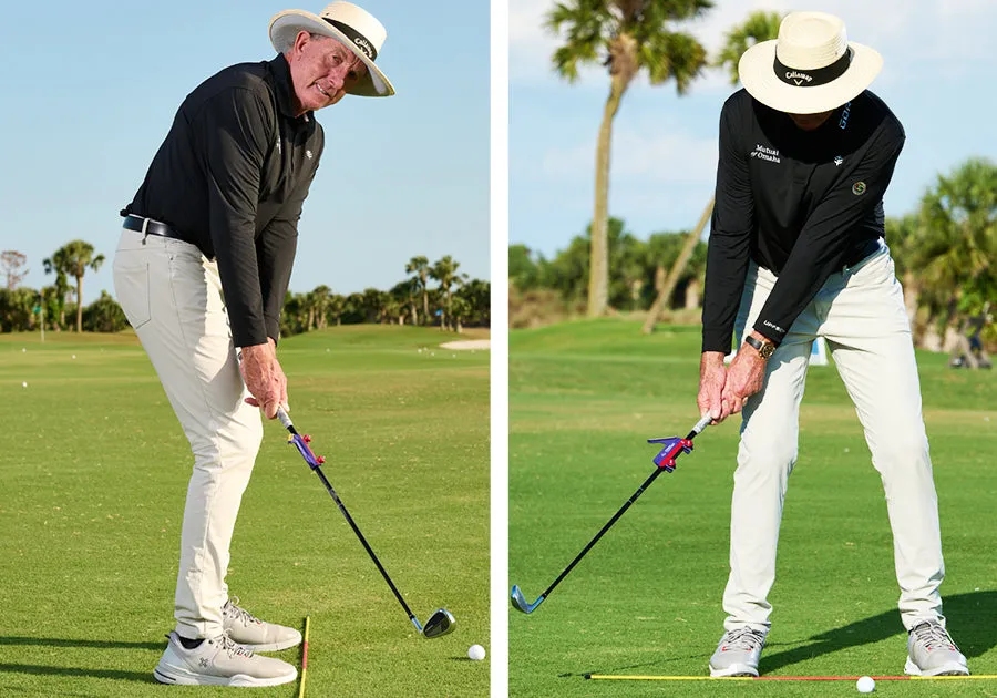 Top Training Aids Bundle by David Leadbetter: The Straightaway, SwingSetter and AIMSTICK   Training Grip