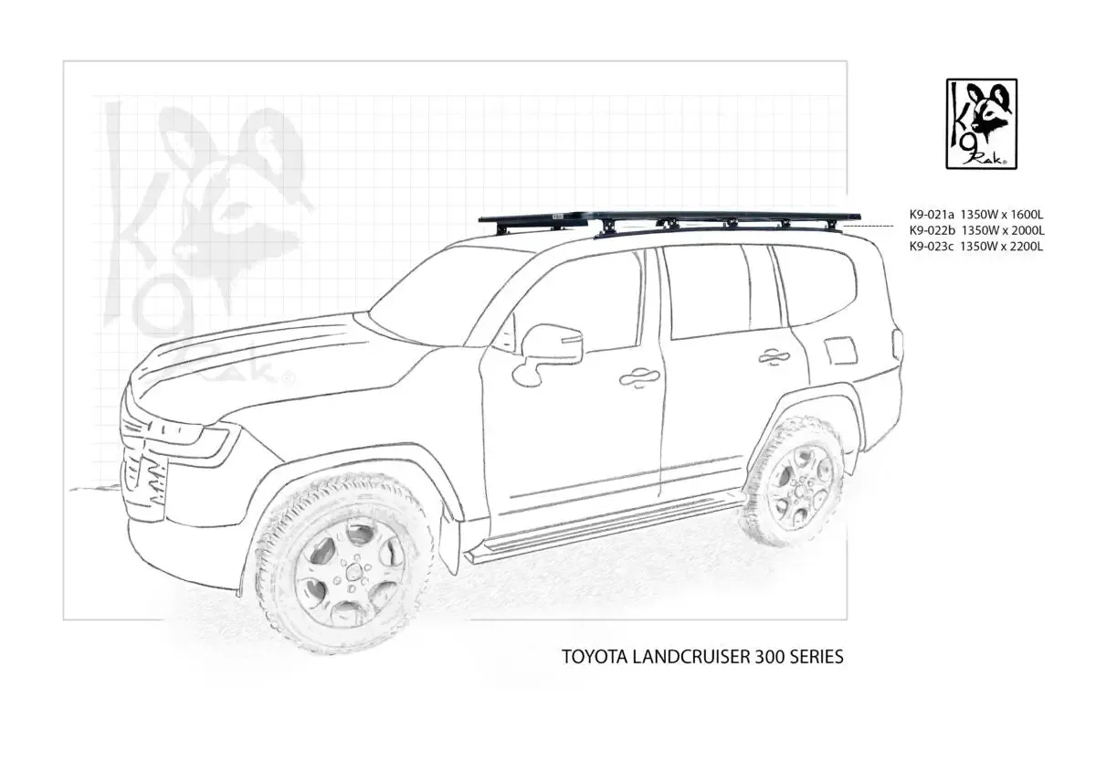 Toyota 300 Series K9 Roof Racks Expedition Roof Racks