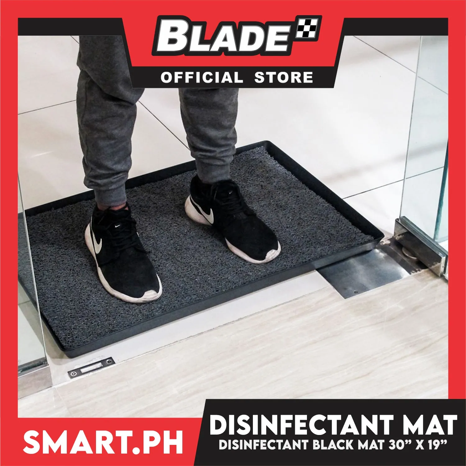 Tray Matt Disinfectant (Black)
