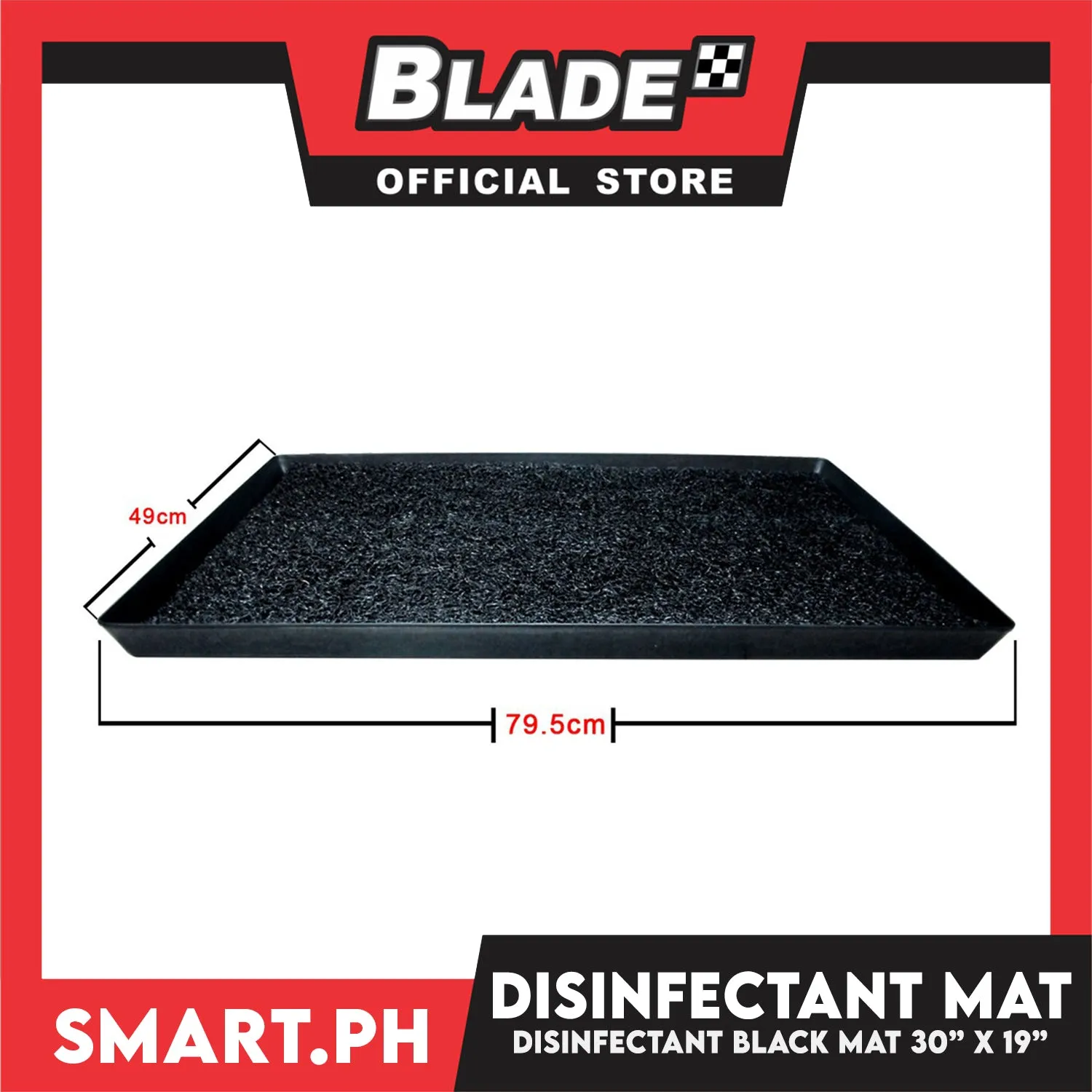 Tray Matt Disinfectant (Black)