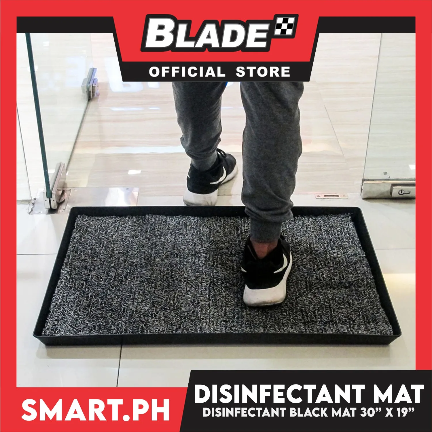 Tray Matt Disinfectant (Black)