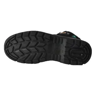 Tuff & Durable� - High Cut Working Shoes with Steel Toe & Plate - Black