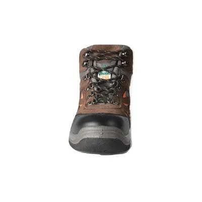 Tuff & Durable� - High Cut Working Shoes with Steel Toe & Plate - Brown